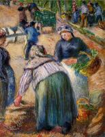 Pissarro, Camille - Potato Market, Boulevard des Fosses, Pontoise